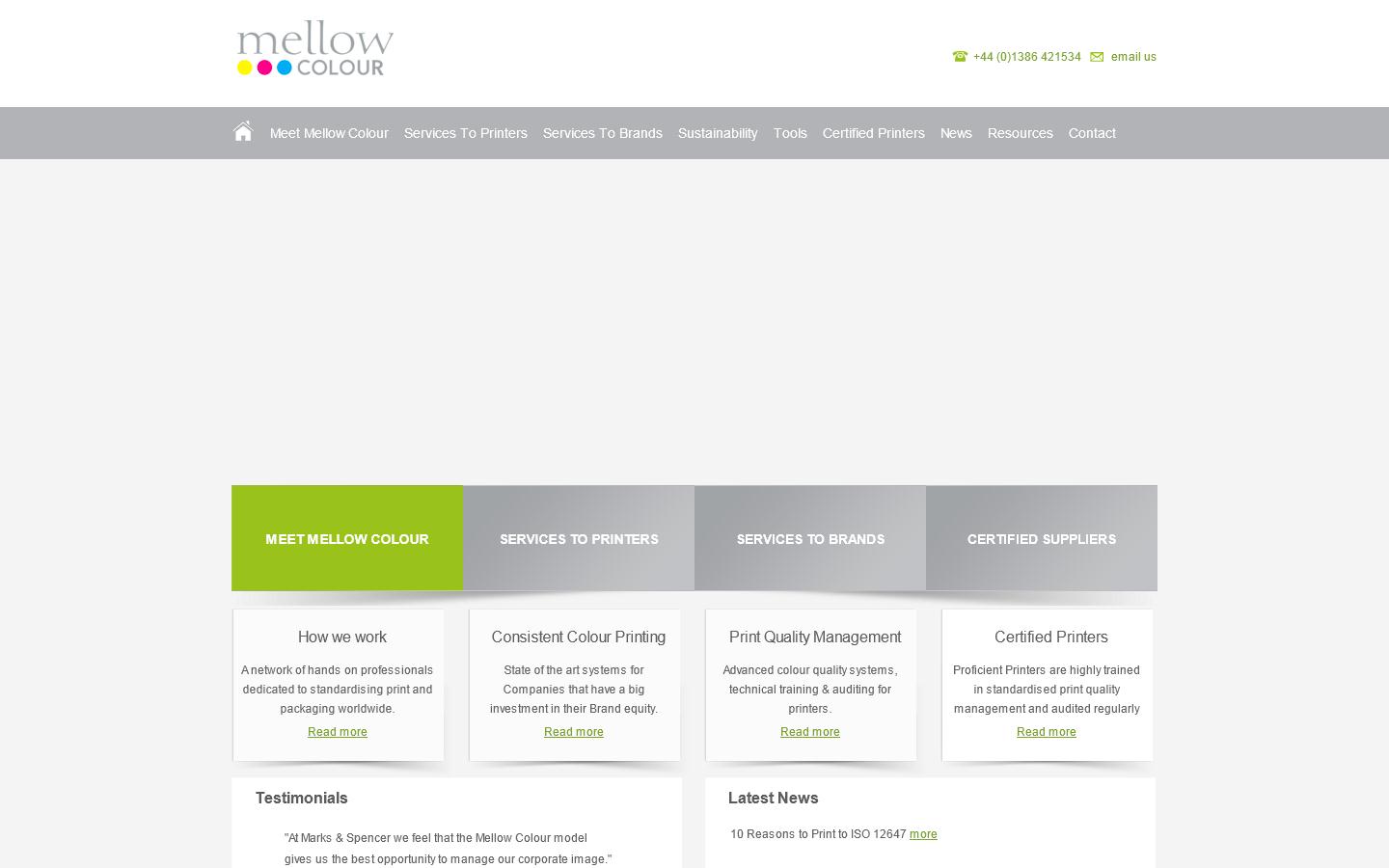 Mellow Colour Ltd Website