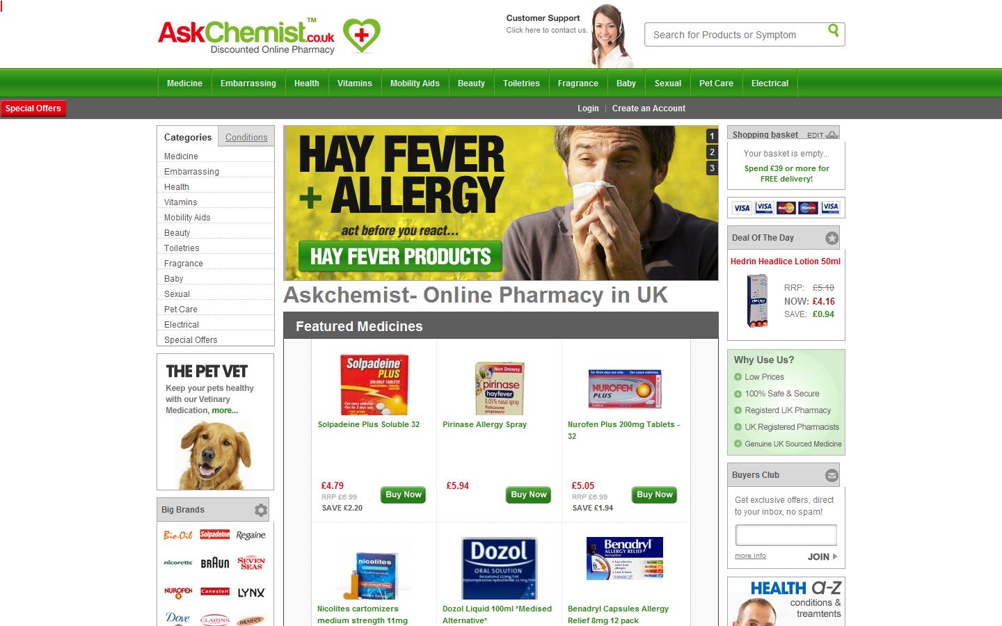 AskChemist Website