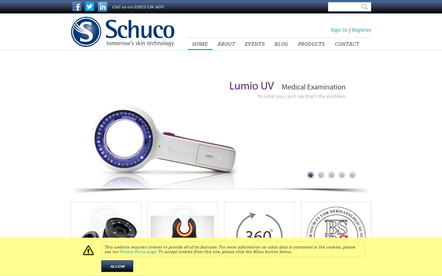 Schuco Website