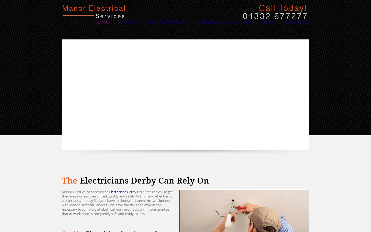 Manor Electrical Services Website