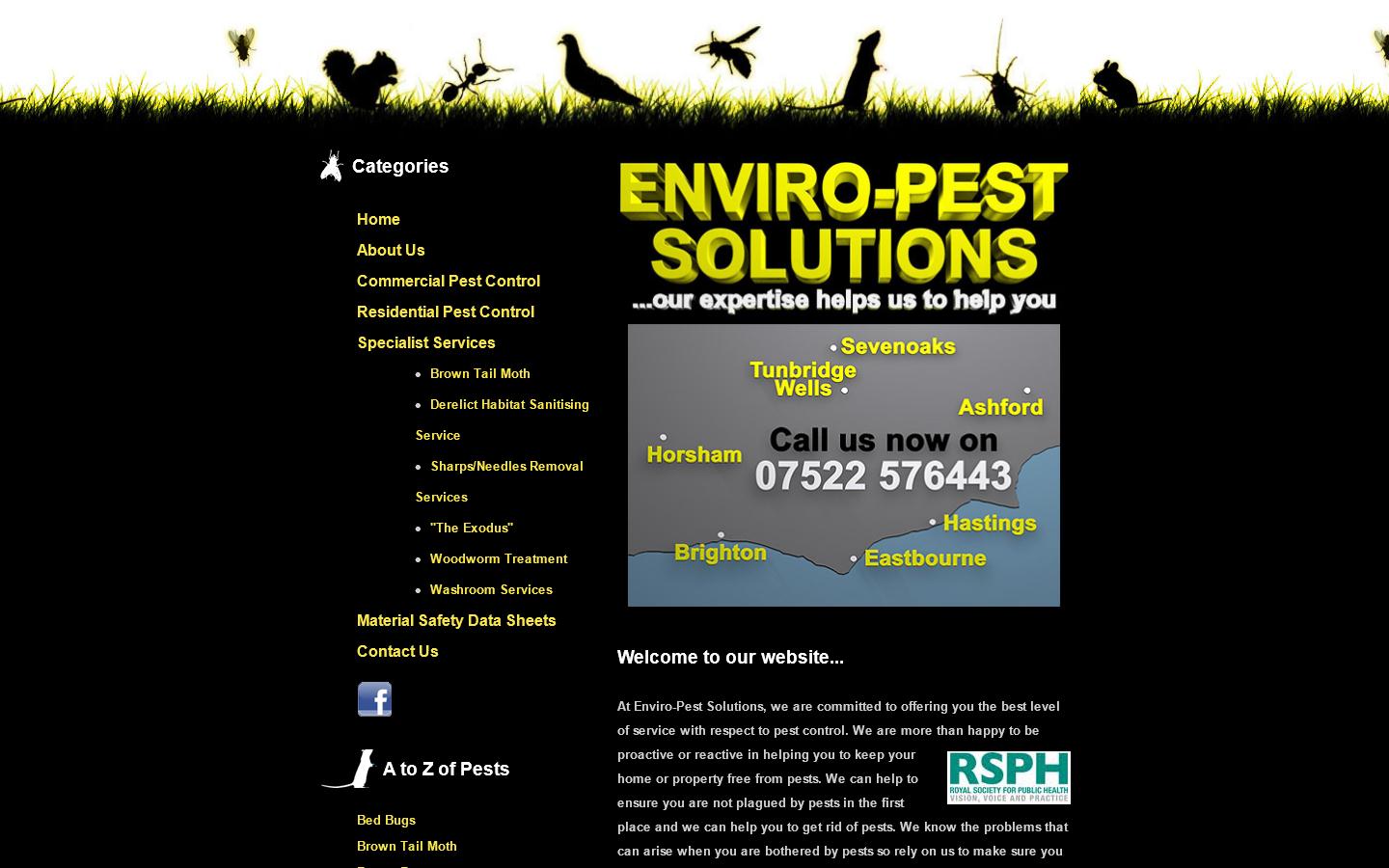 Enviro Pest Solutions Website