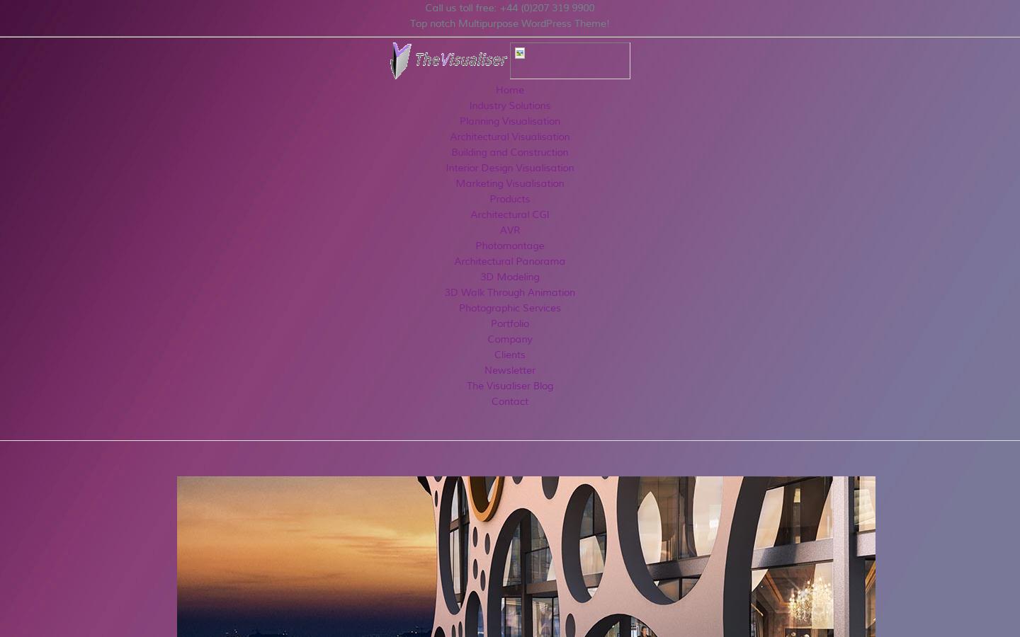 The Visualiser Website