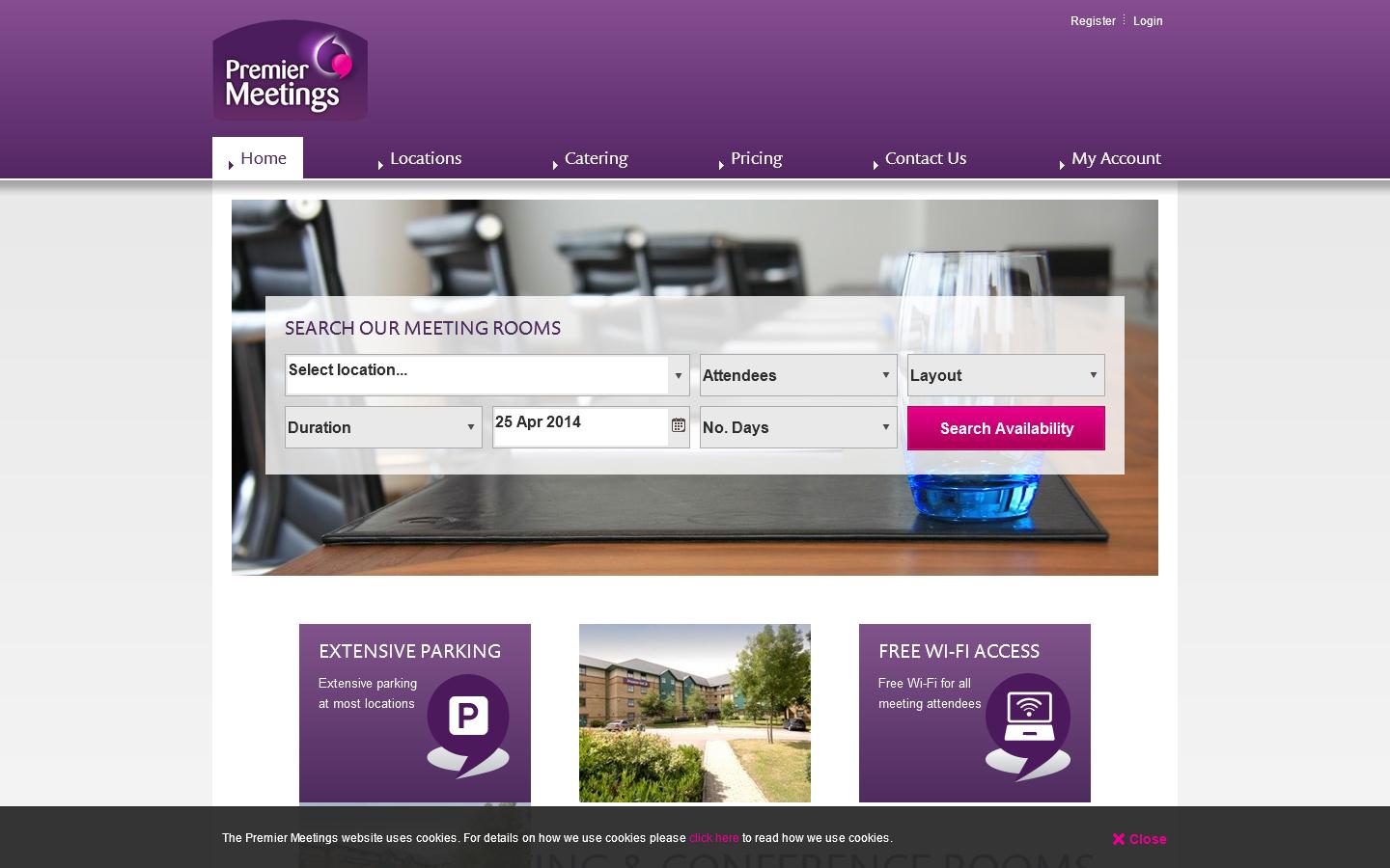 Premier Meetings Website