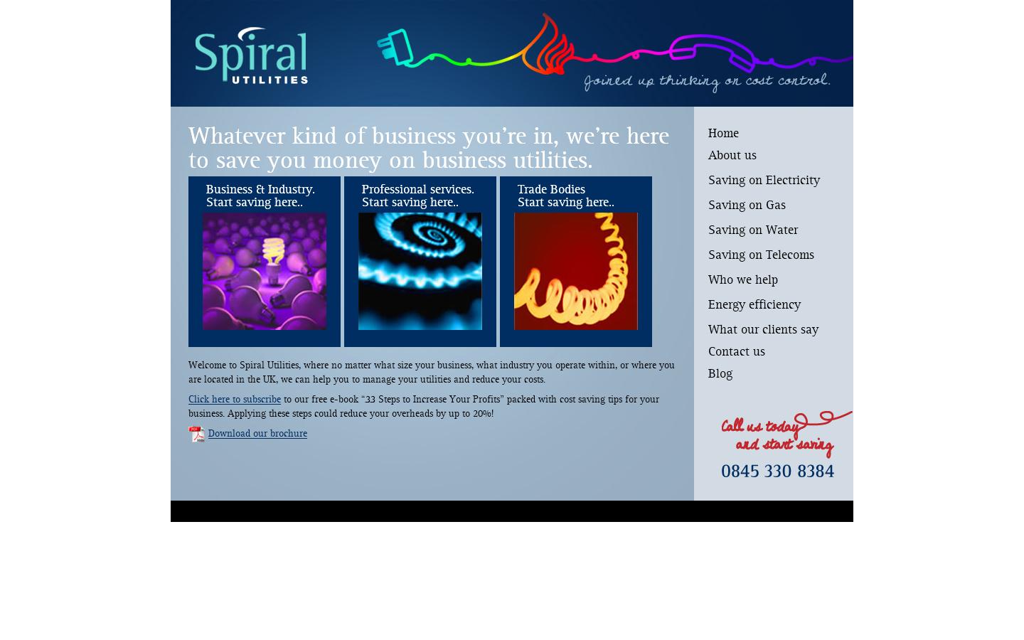 Spiral Utilities Website