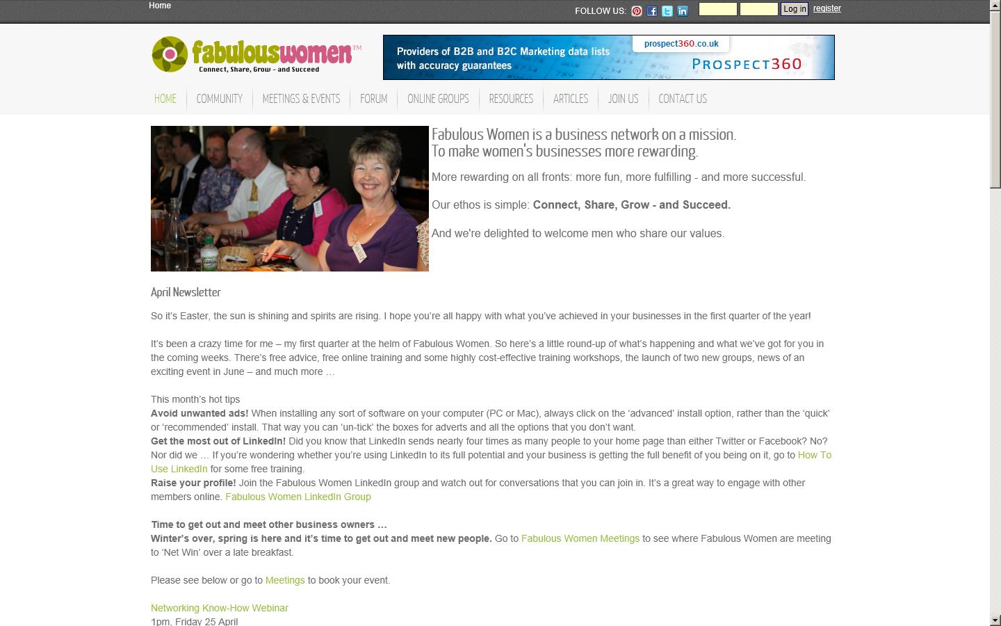 Fabulous Women Website