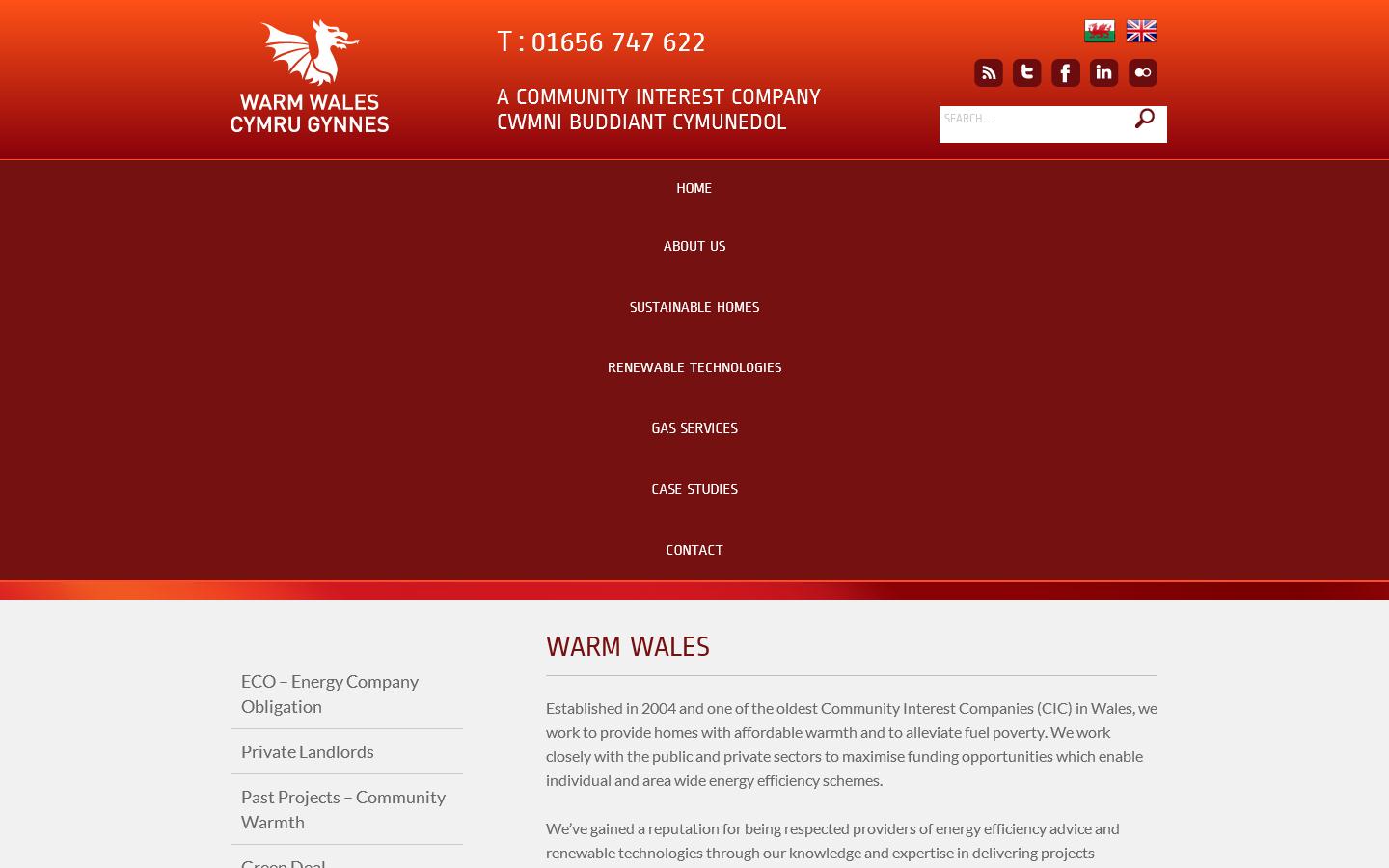 Warm Wales Website