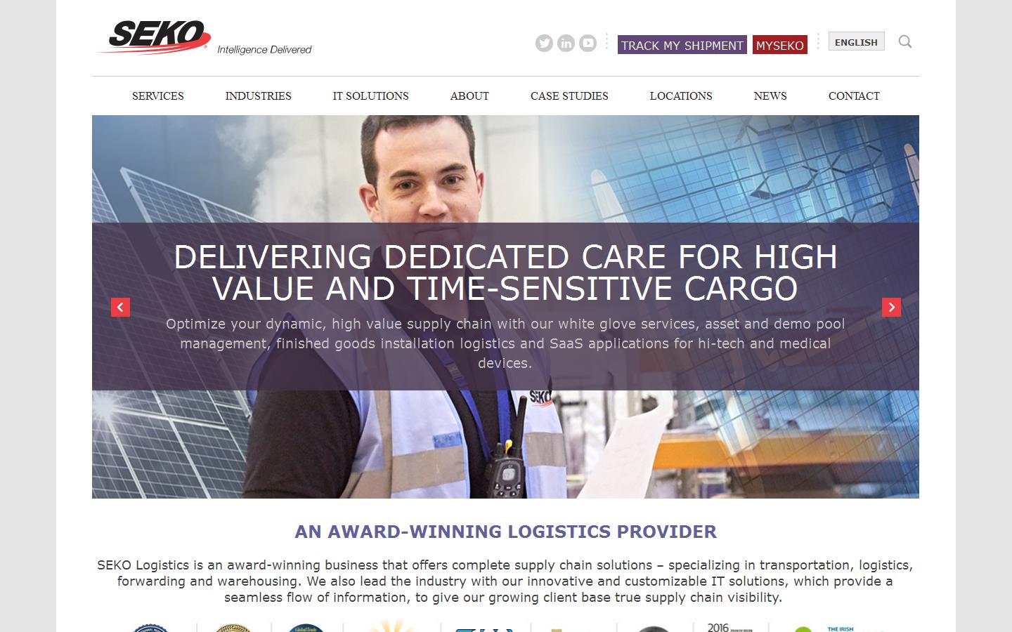 Seko Logistics Website