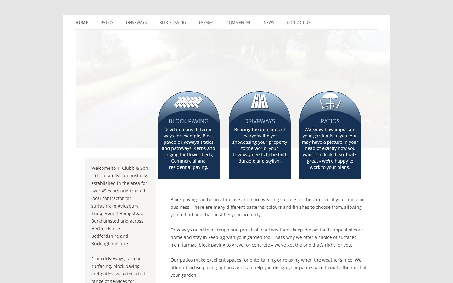 T. Clubb & Son Ltd Website