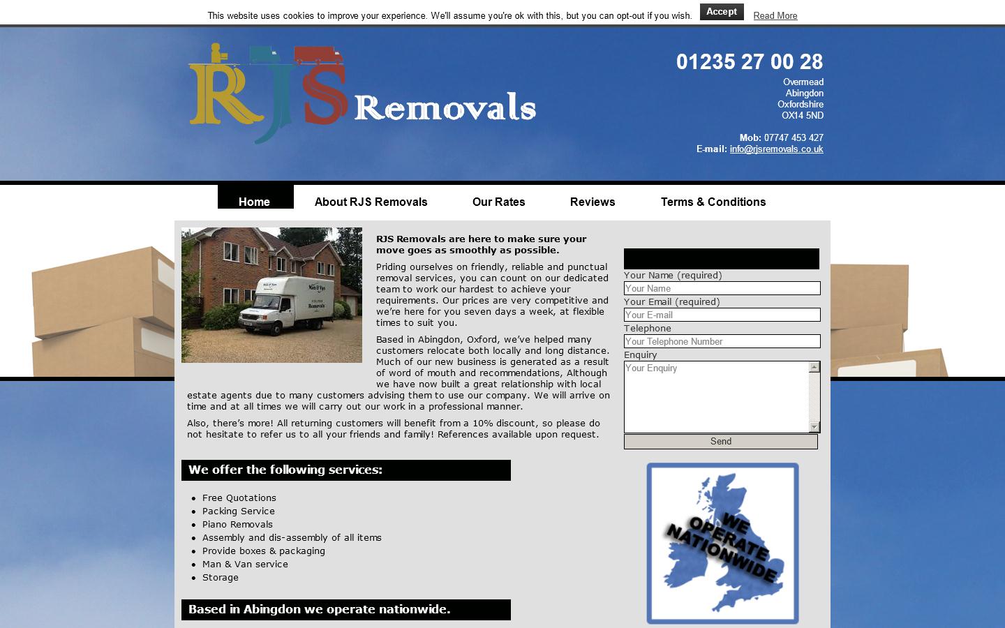 RJS Removals Website