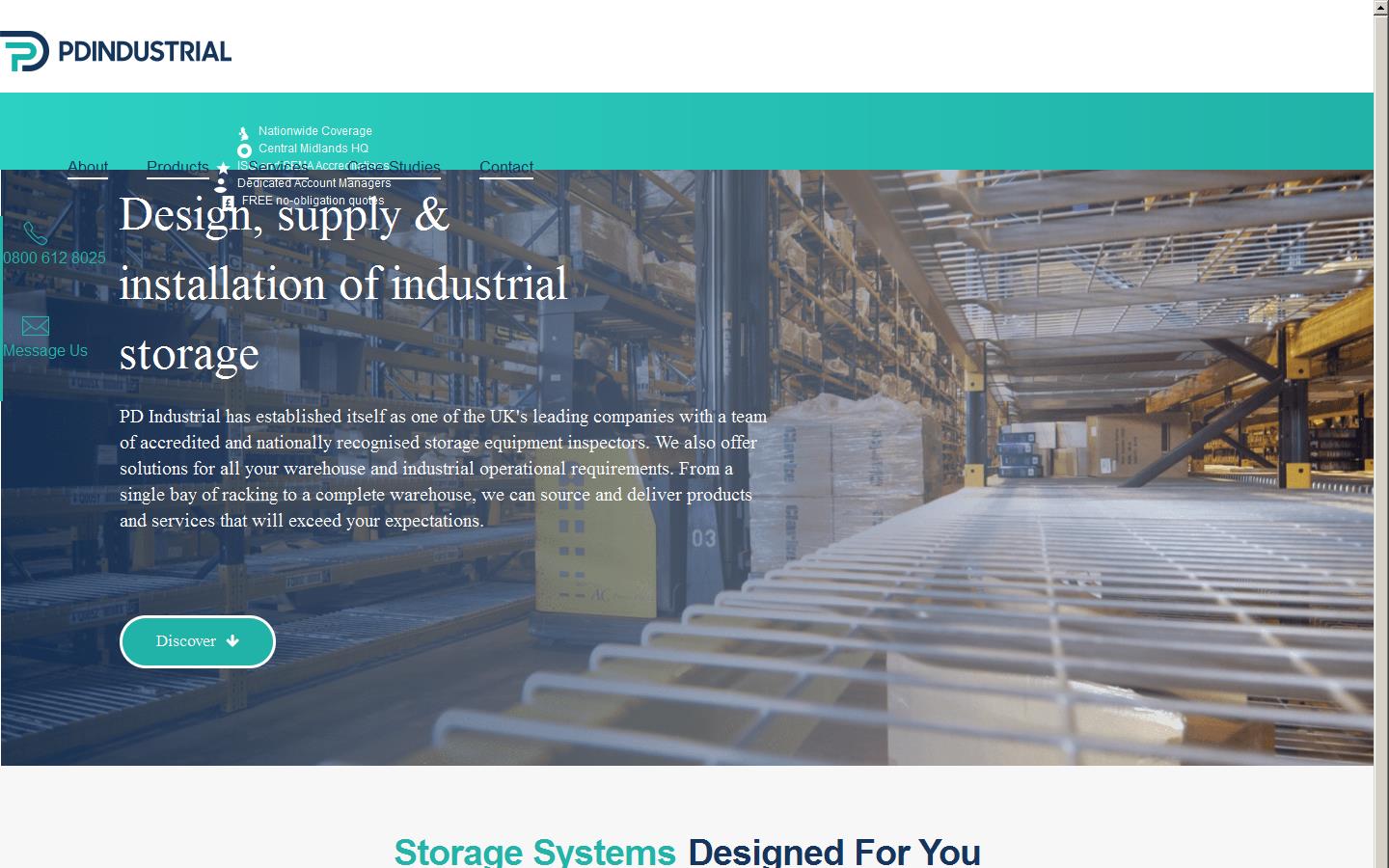 PD Industrial Website