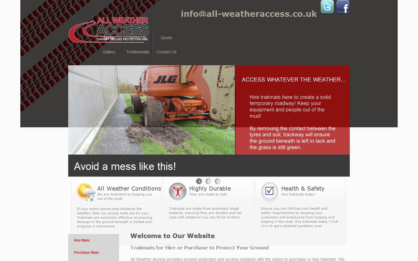 All Weather Access Website