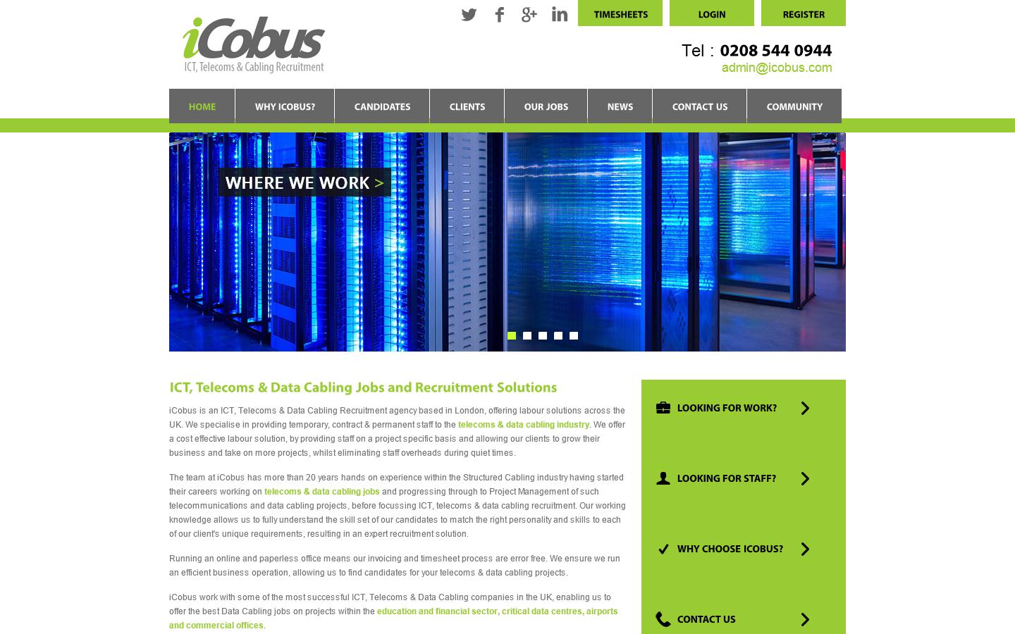 iCobus Ltd Website