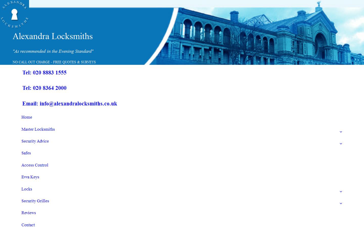 Alexandra Locksmiths Website