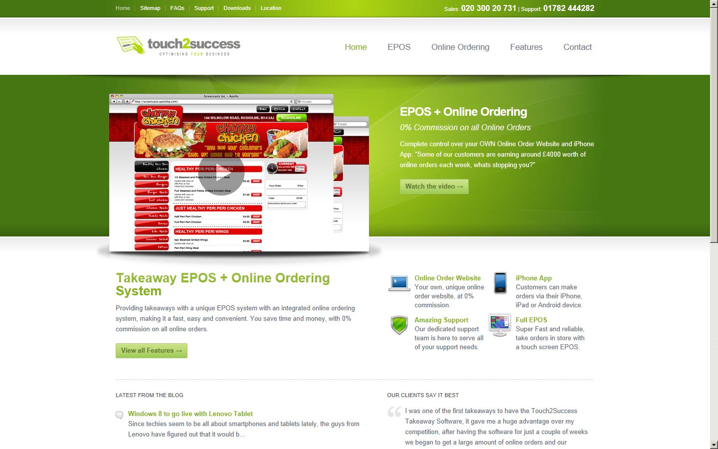 Touch2Success Website