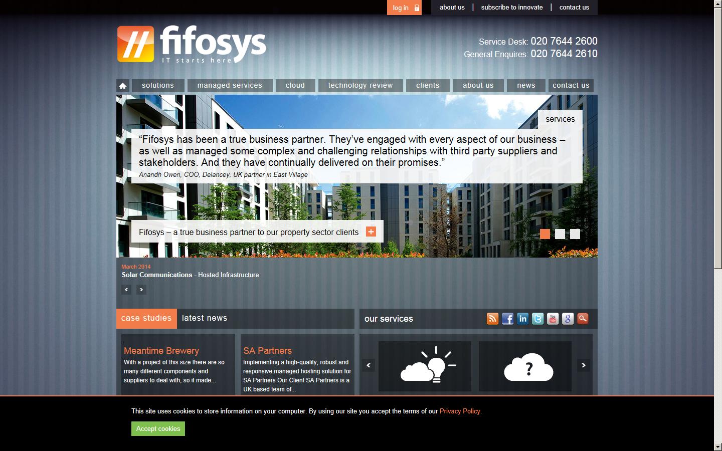 Fifosys Website