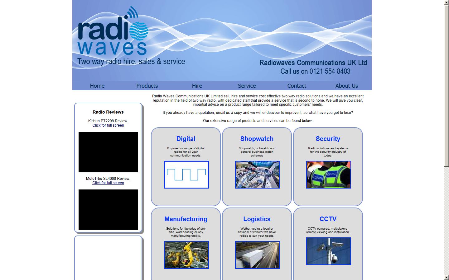 RadioWaves UK Website