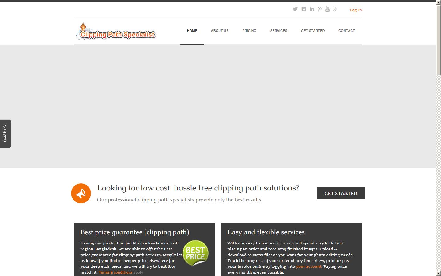 Clipping Path Specialist Website