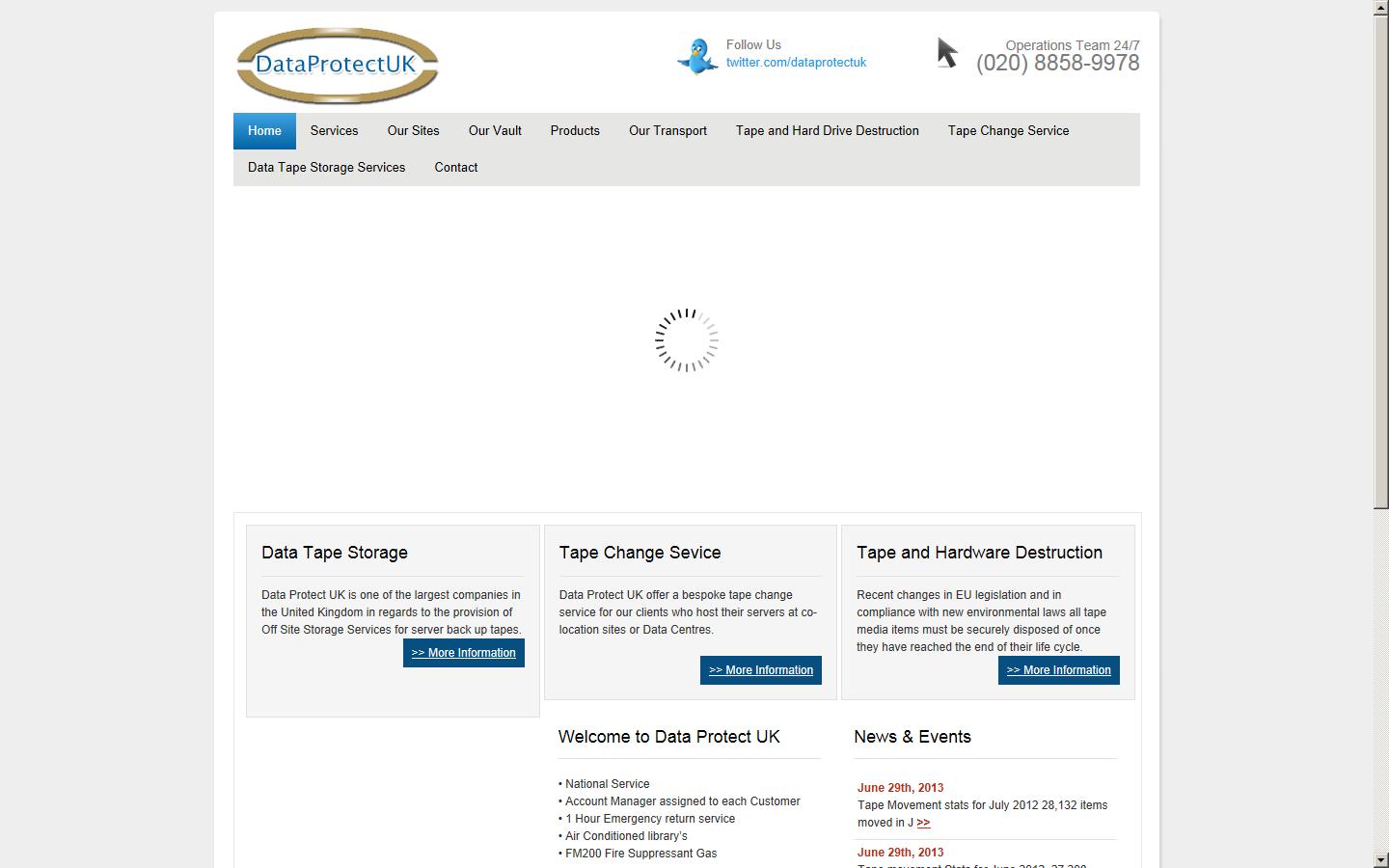 Data Protect UK  Website