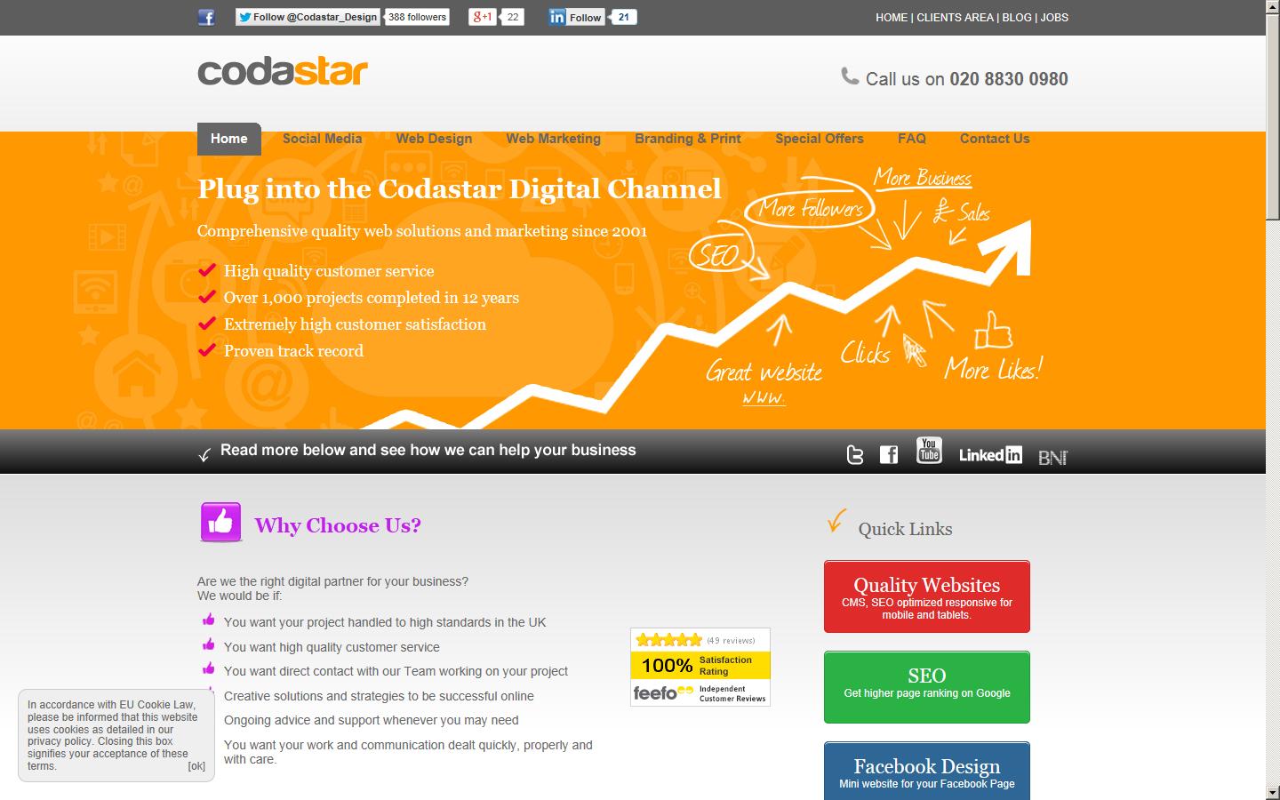 Codastar Website