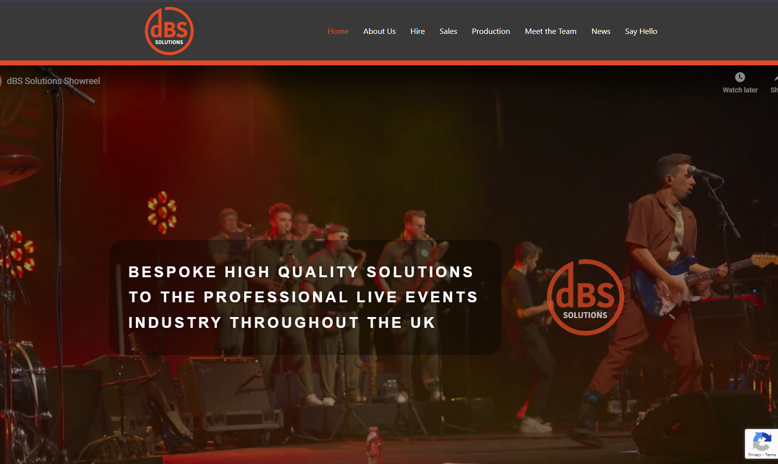 DBS Solutions Website
