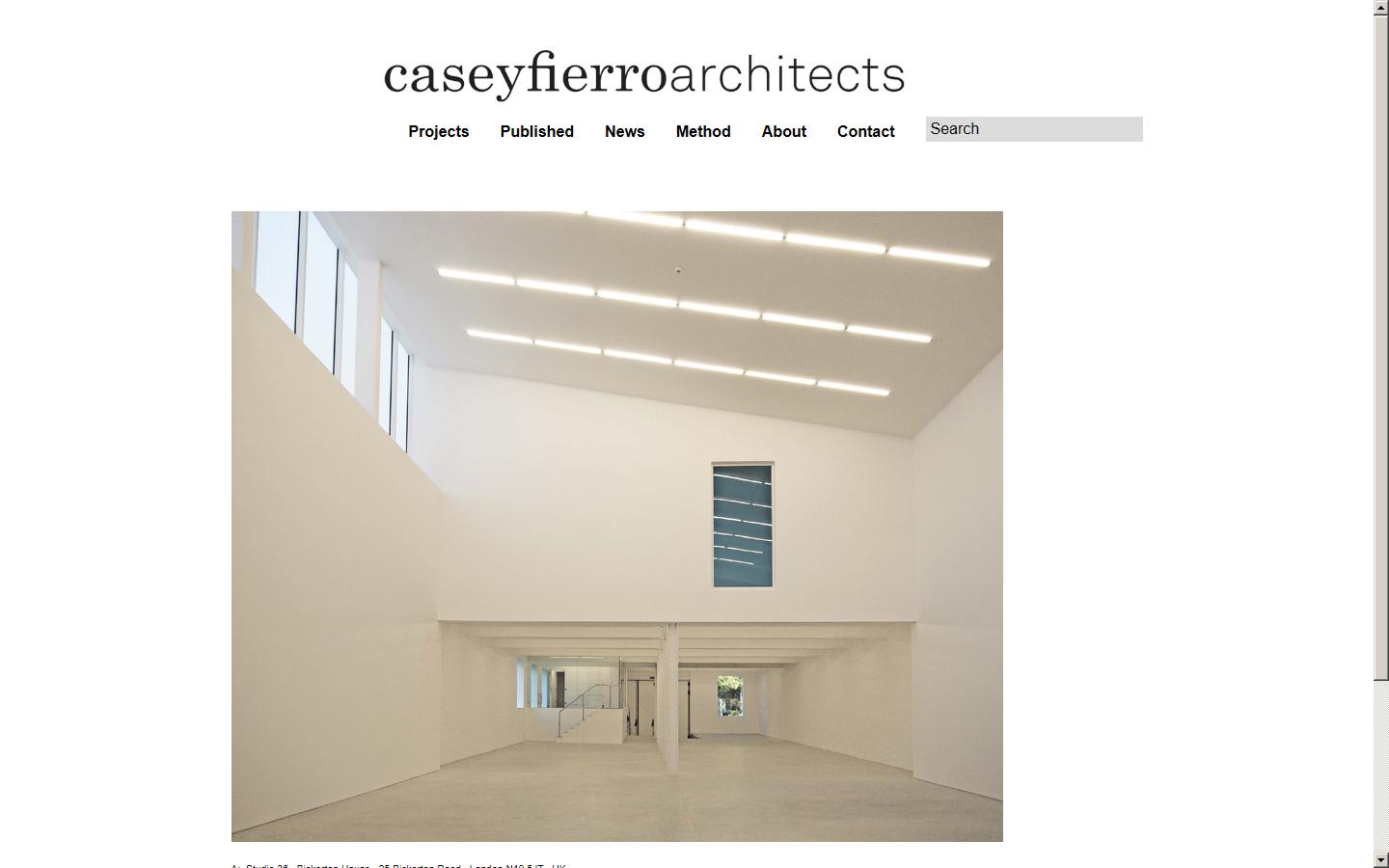 Caseyfierro Architects Website