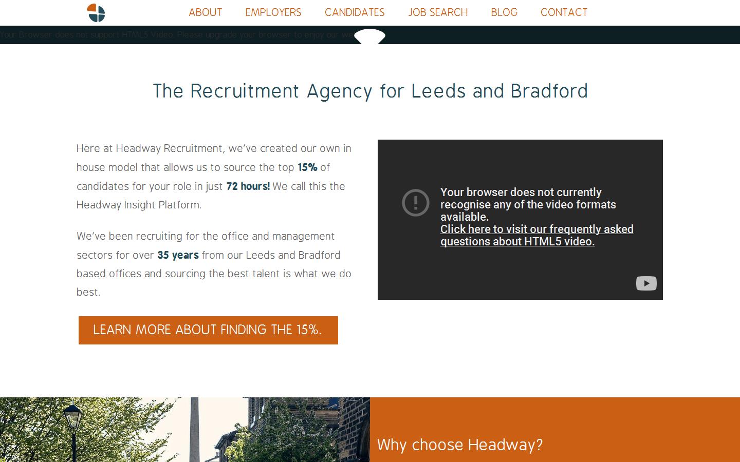 Headway Recruitment Website