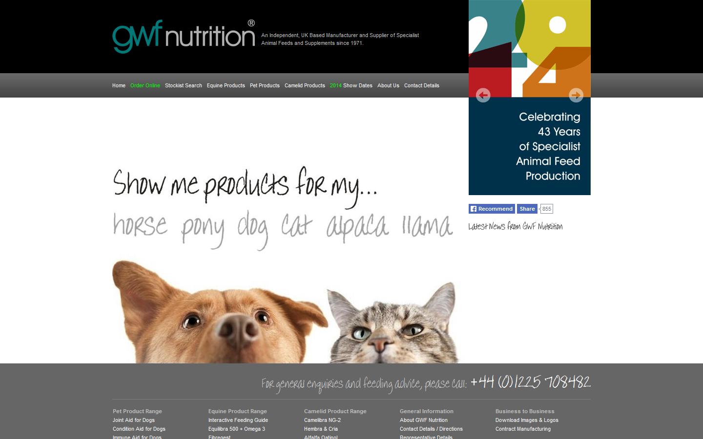 GWF Nutrition Website
