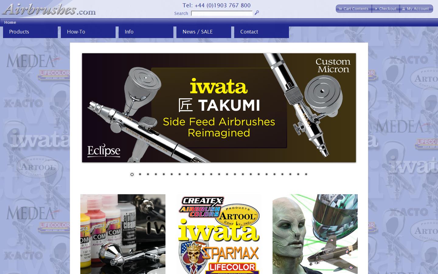 The Airbrush Company Ltd Website