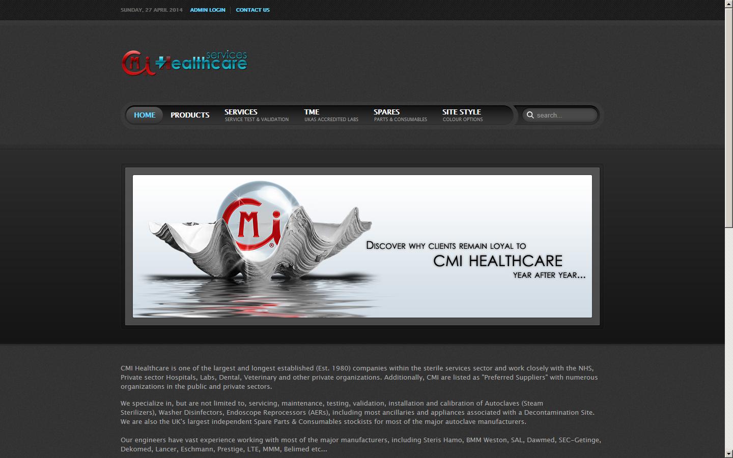 CMI Healthcare Website