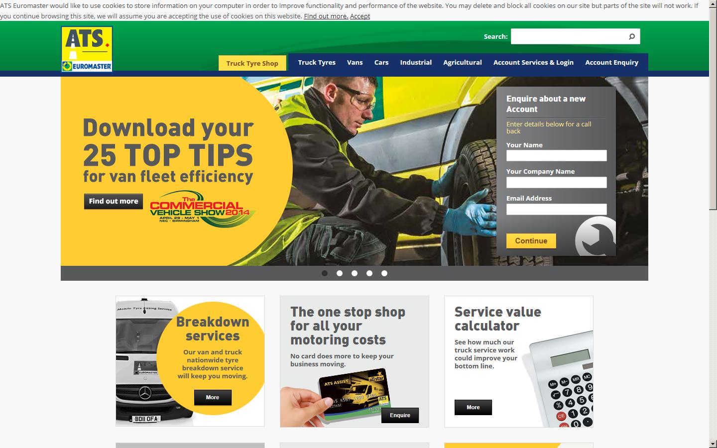 ATS Euromaster Business Website