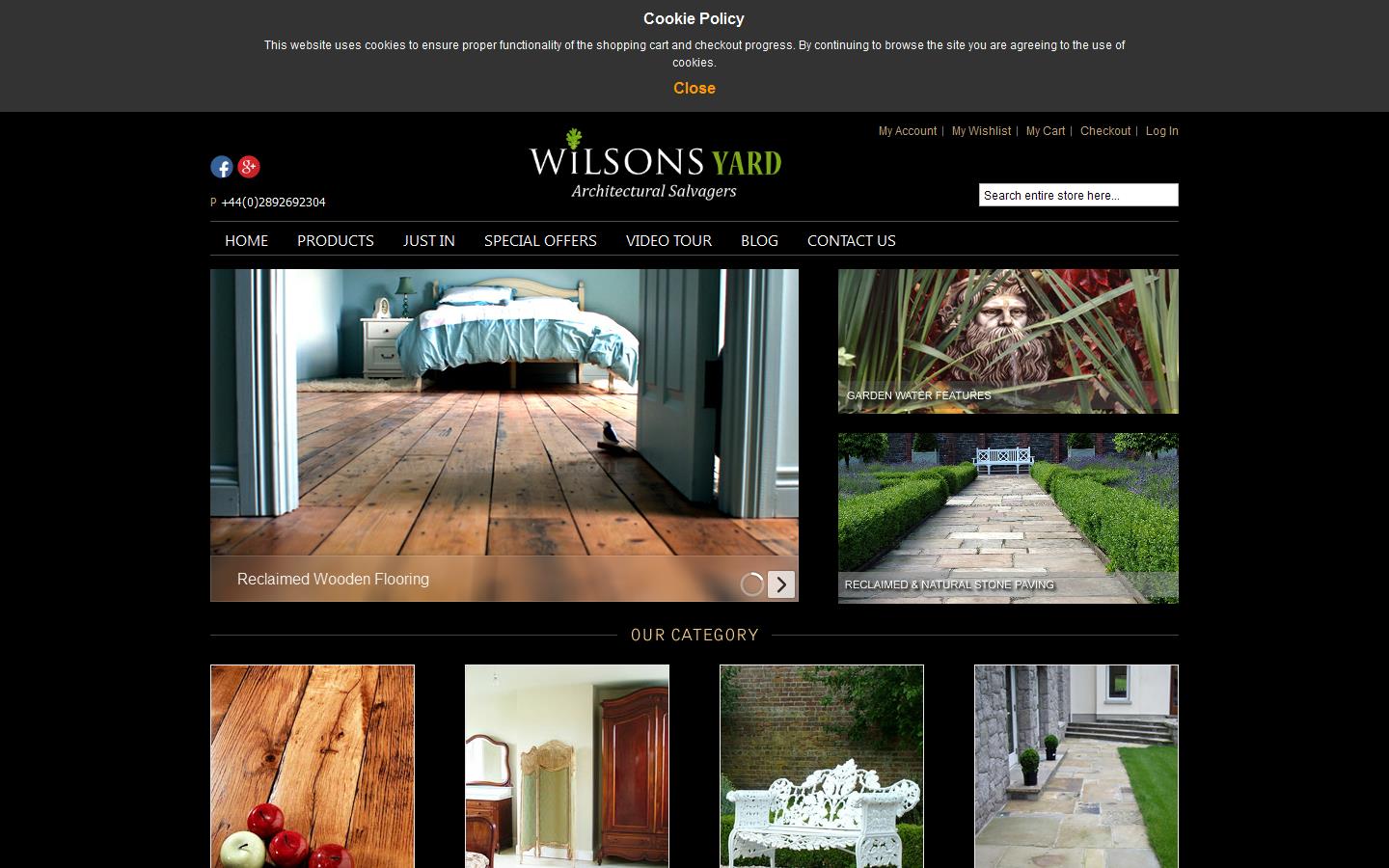 Wilsons Conservation Building Products Website