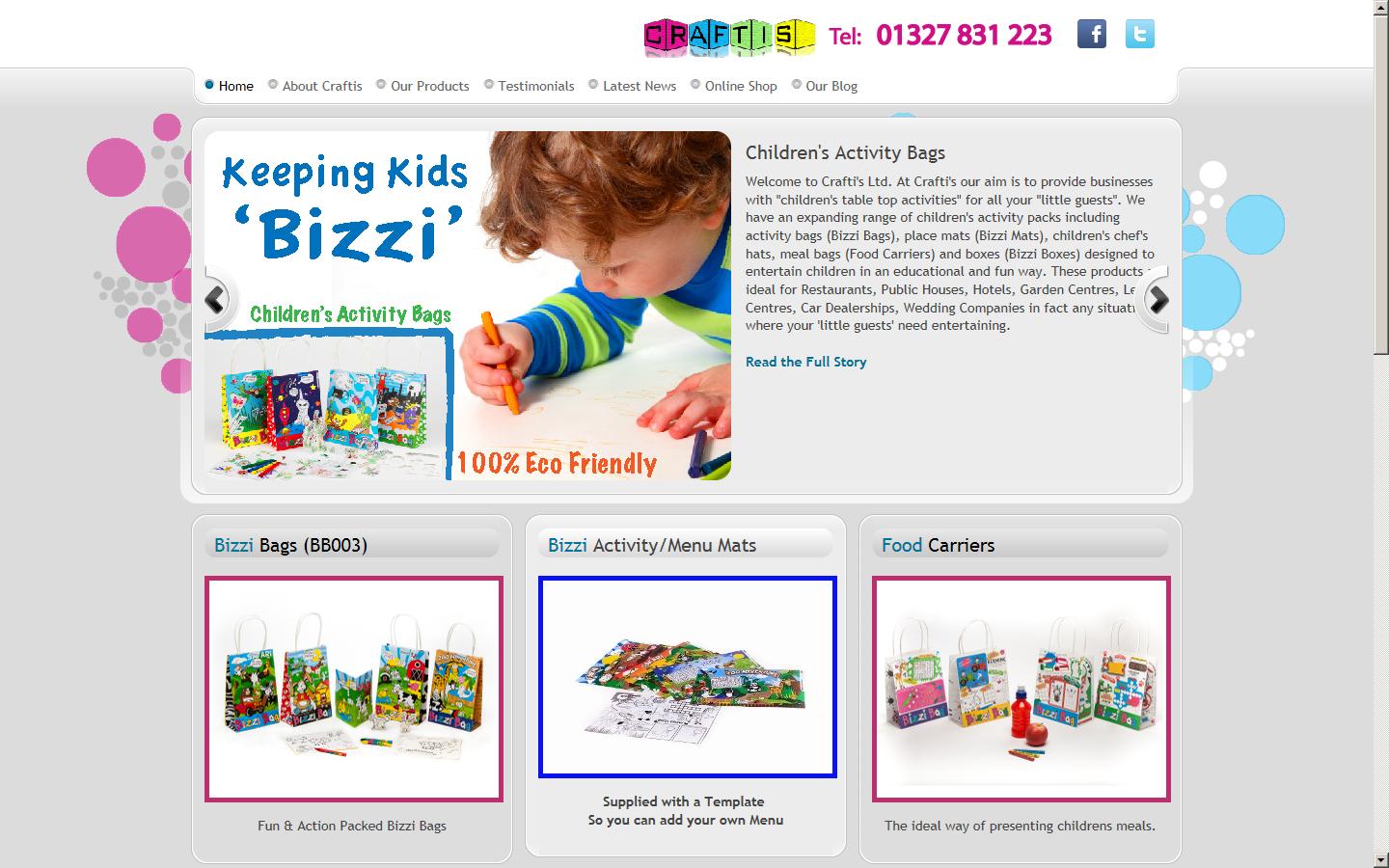 Crafti''s Ltd Website