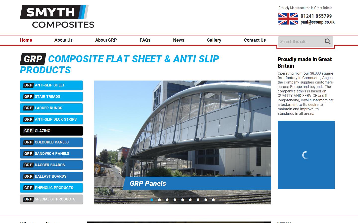 Smyth Composites Ltd Website