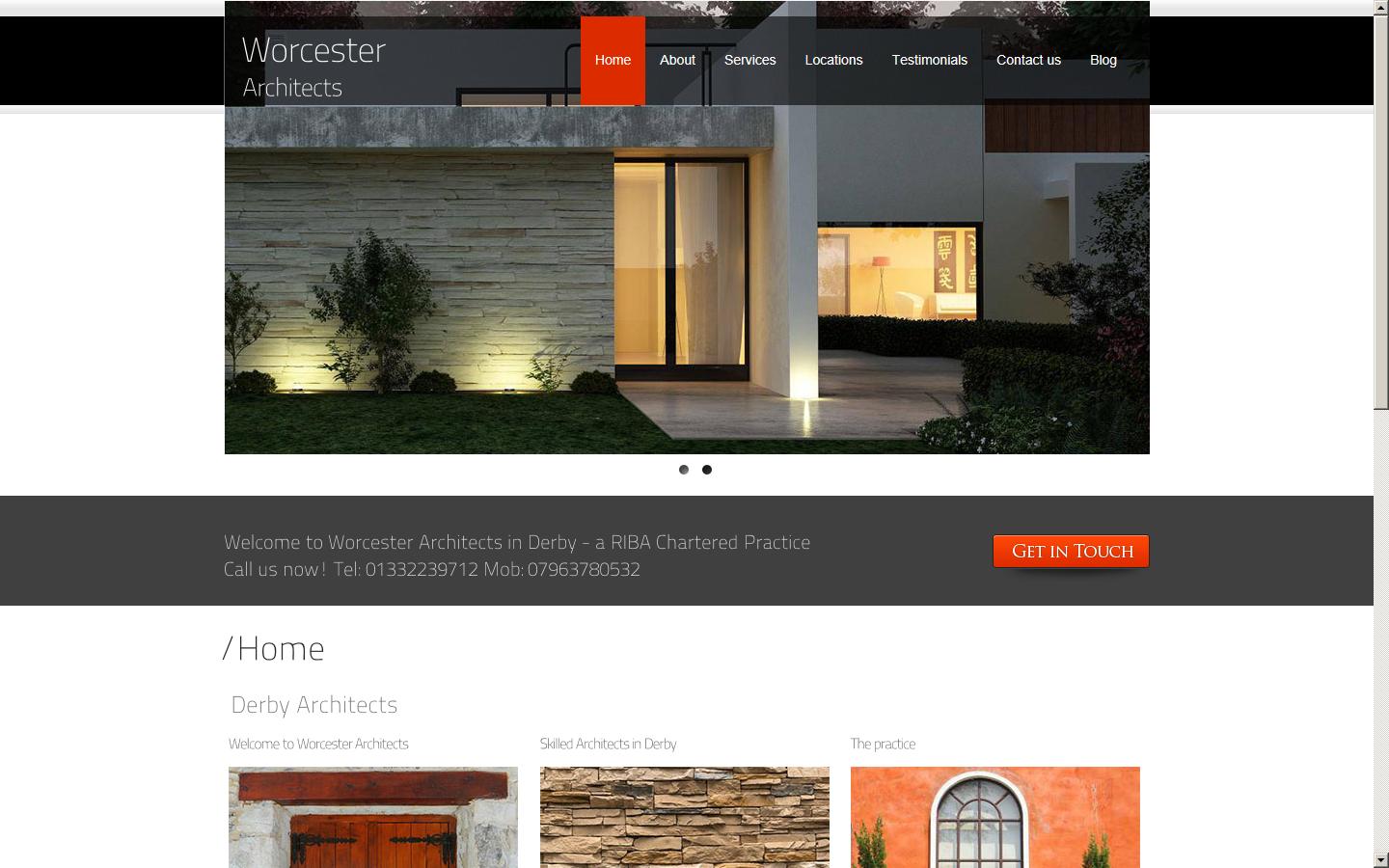 Worcester Architects Limited Website