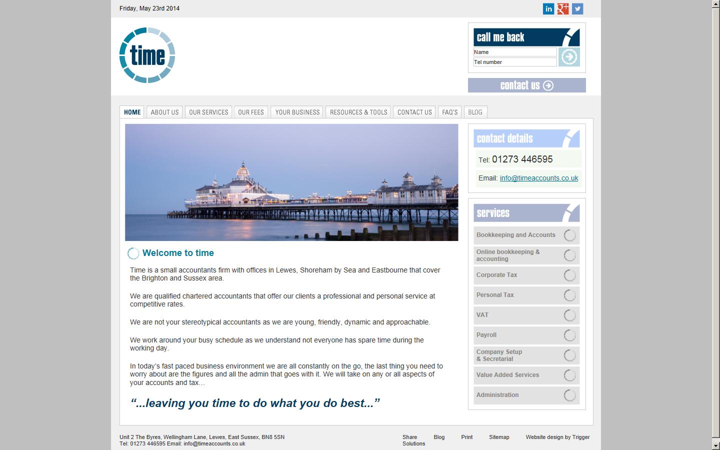 Time Accounts Website