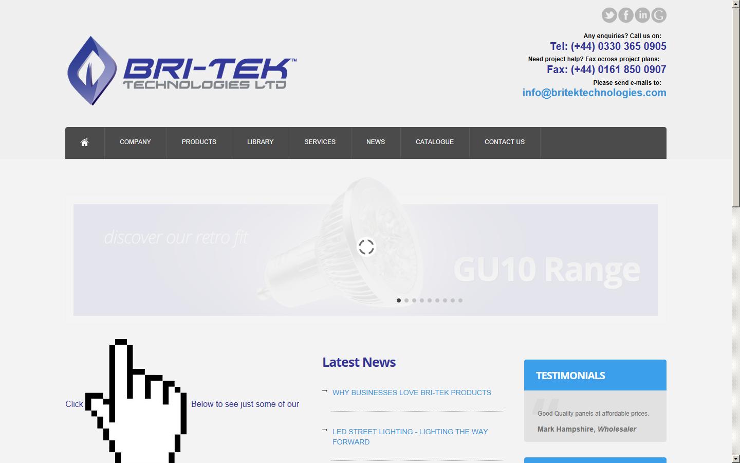 Bri-Tek Technologies Website