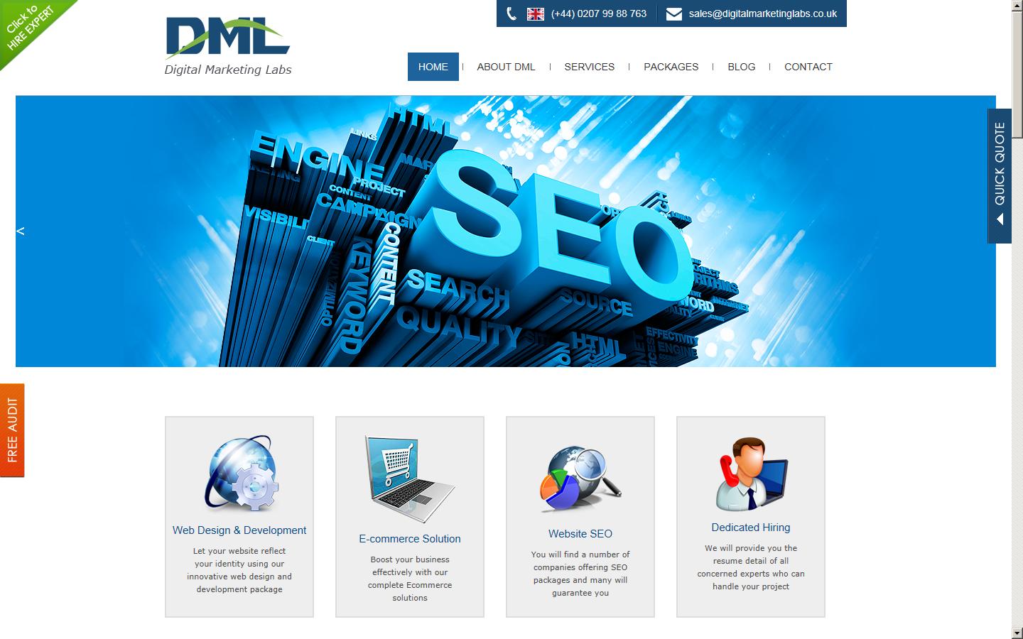 Digital Marketing Labs Ltd Website