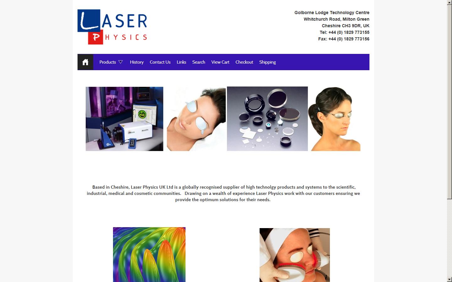 Laser Physics Website