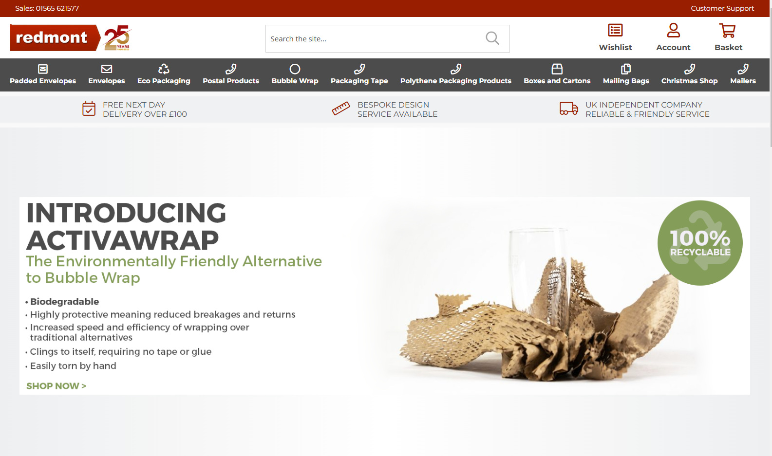 Redmont Packaging Website