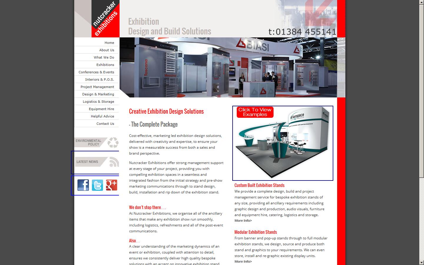 Nutcracker Exhibitions Website