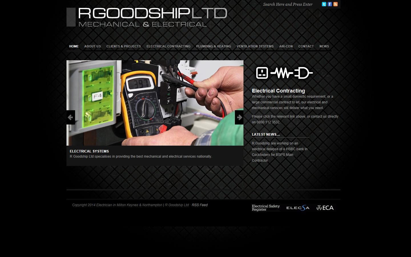 R.Goodship Ltd Website