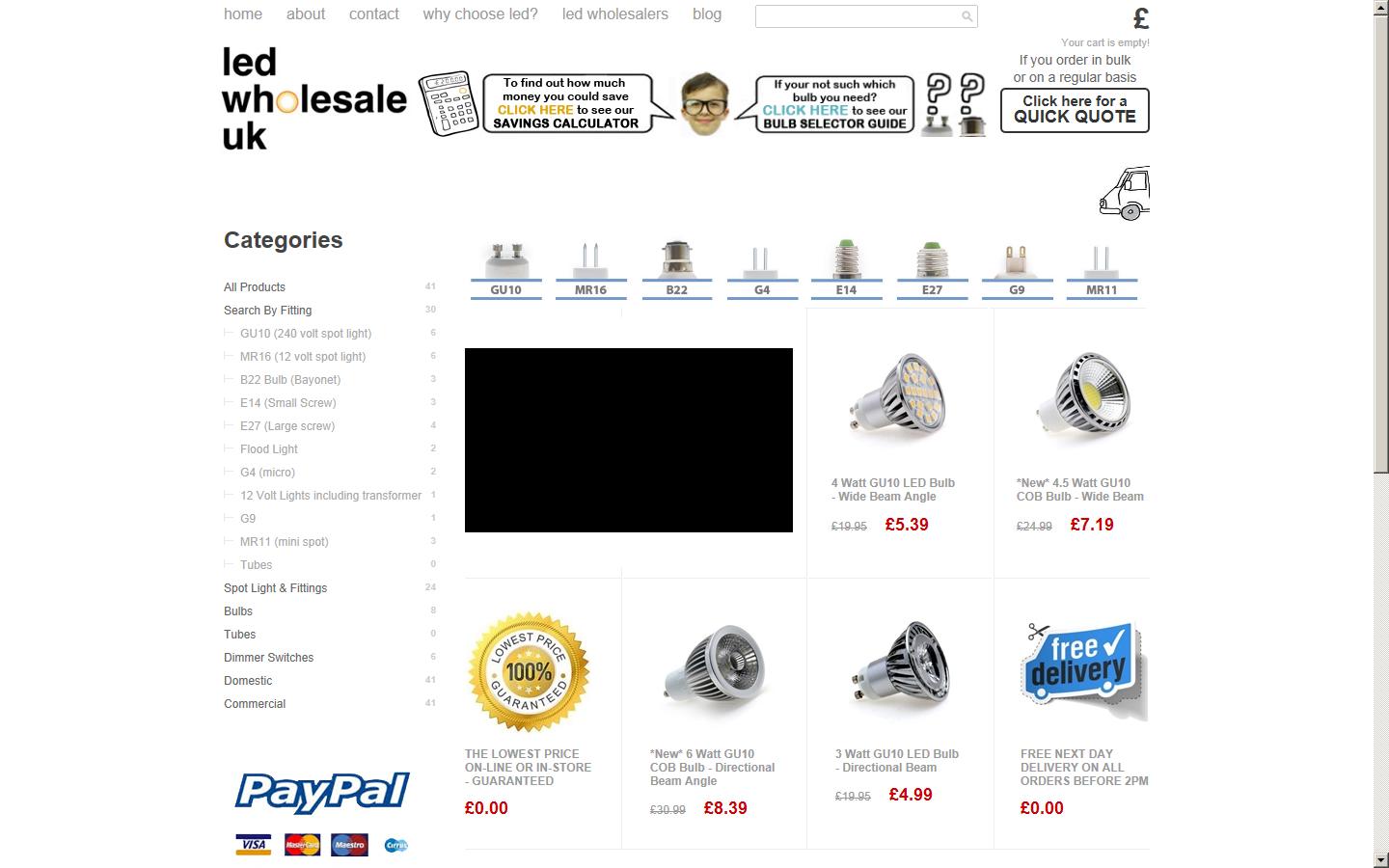 Led Wholesale UK Website
