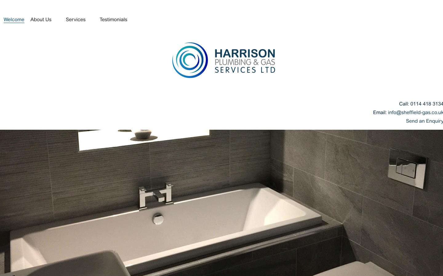 Harrison Plumbing & Gas Services Website