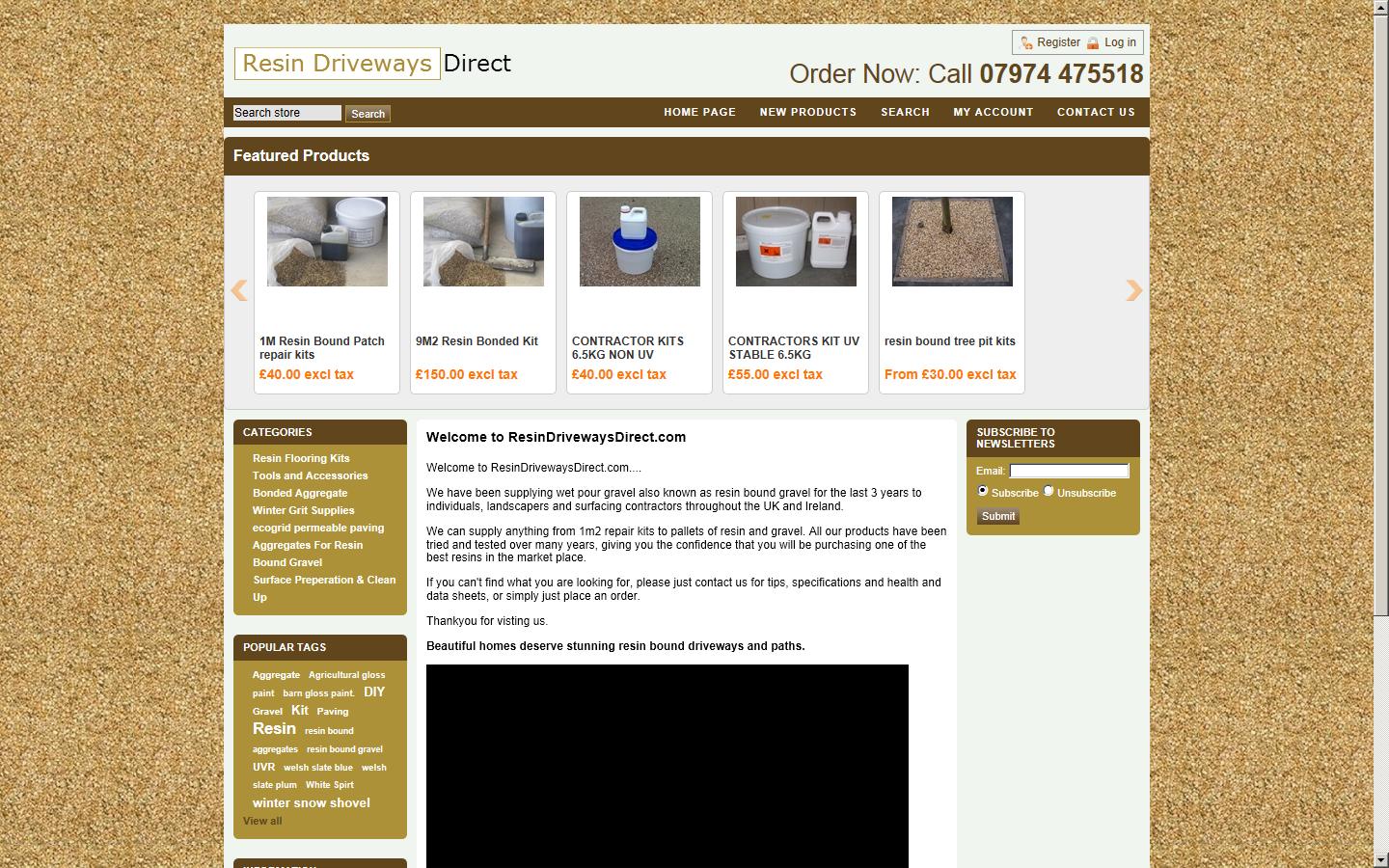 Resin driveways direct Website