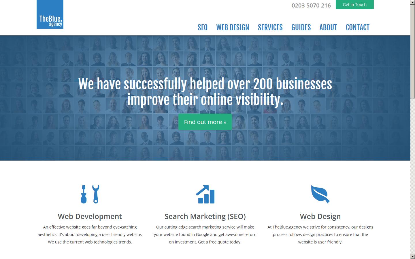 TheBlue.agency Website