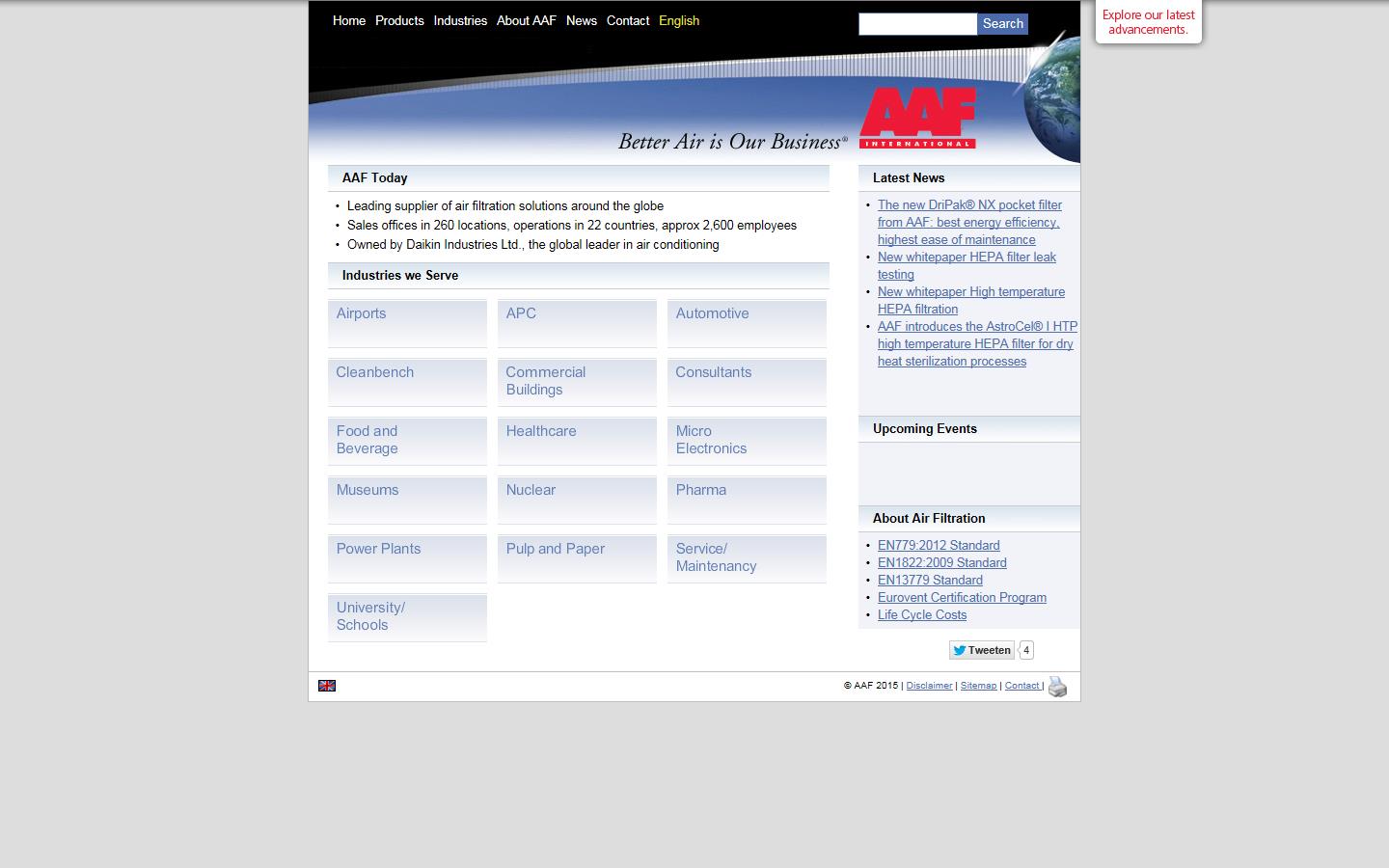 AAF Ltd Website