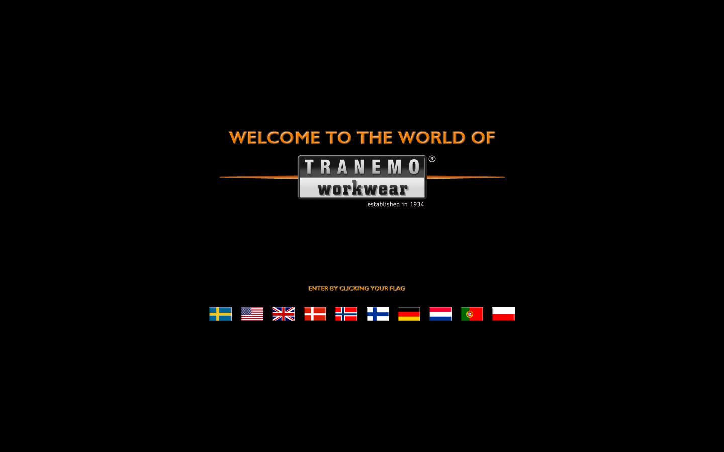 Tranemo Workwear Website