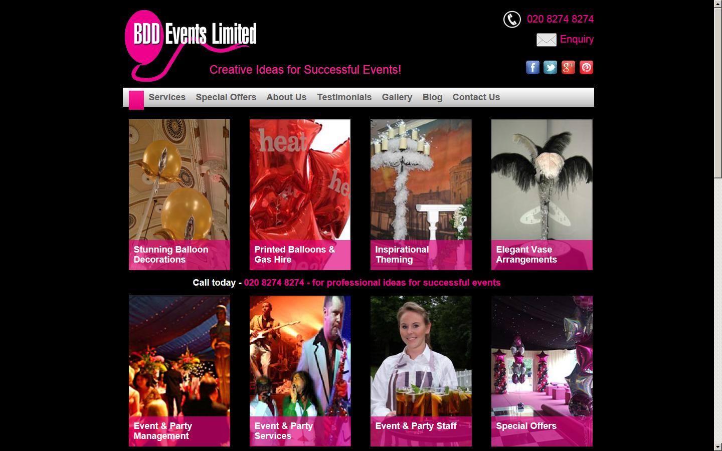 BDD Events Website