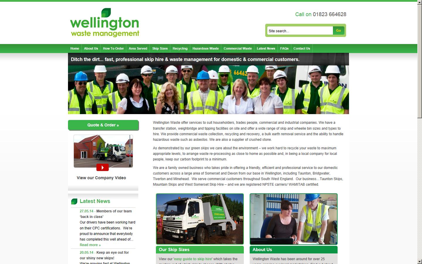 Wellington Waste Website