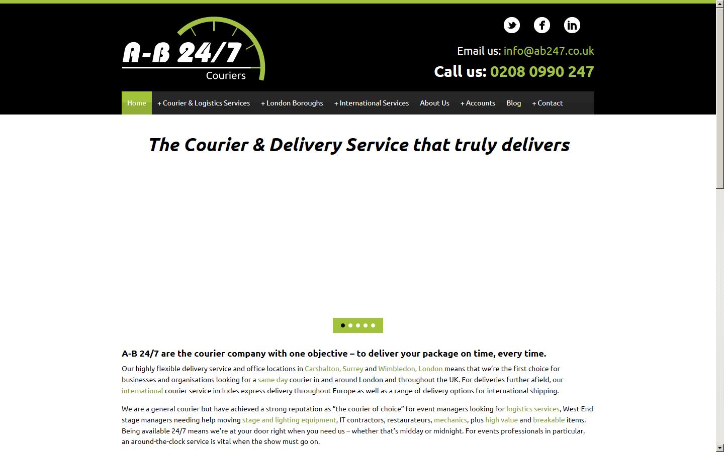 A-B 24/7 Website